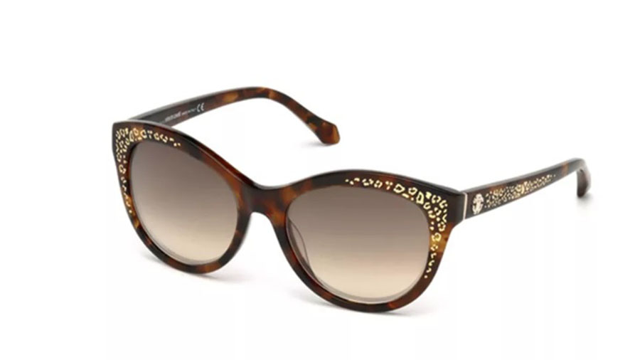 Roberto Cavalli Women's UV Protection Cat-Eye Sunglasses 992S TSEANG 52G