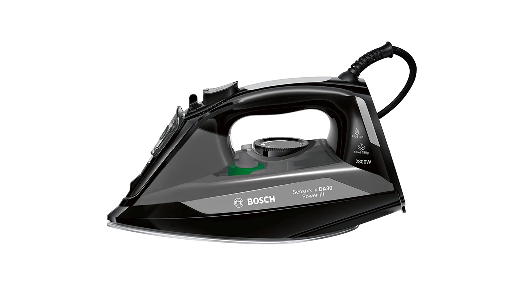 Bosch 2800 W Steam Iron Black/Grey - TDA3021GB