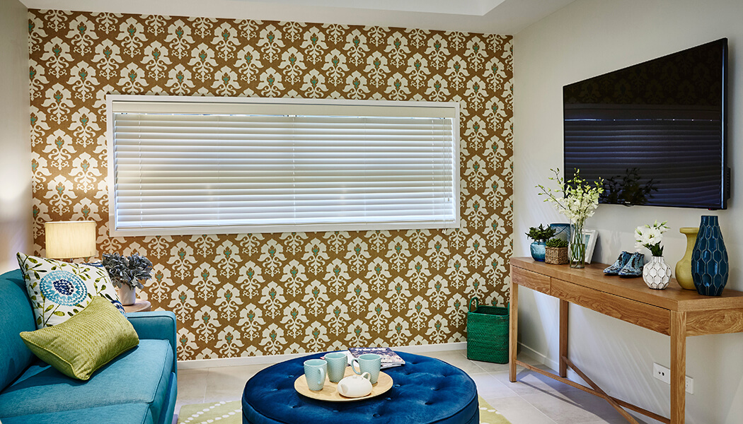 Use decorative wallpapers