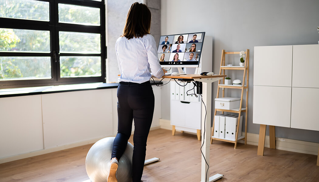 Use standing desks