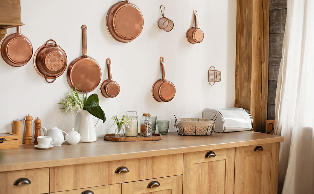 Showcase your existing kitchenware
