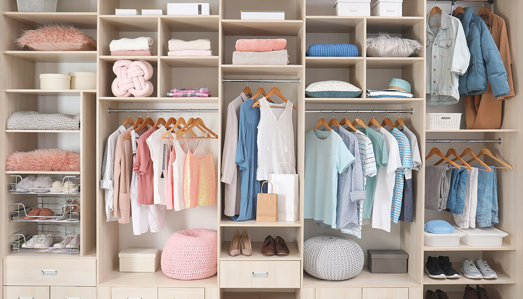 Divide Your Closet Into Zones